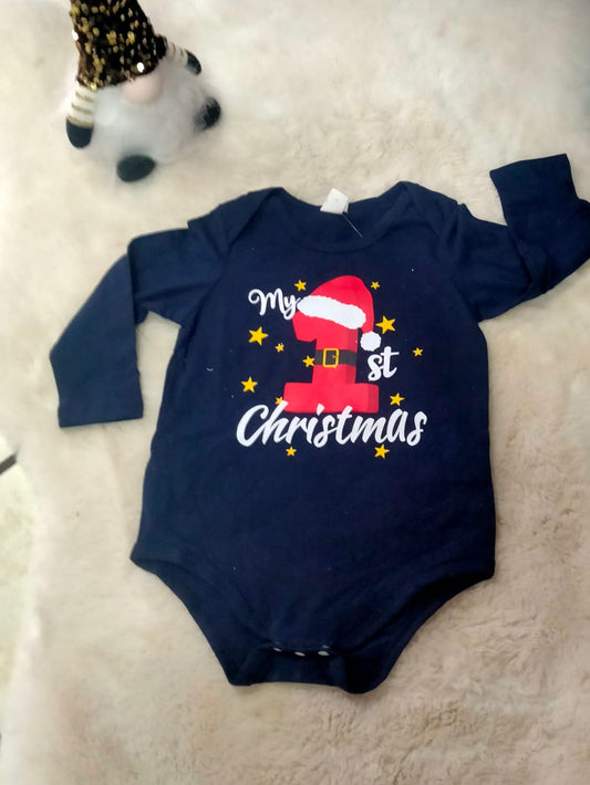 Baby bodysuit My 1st Christmas