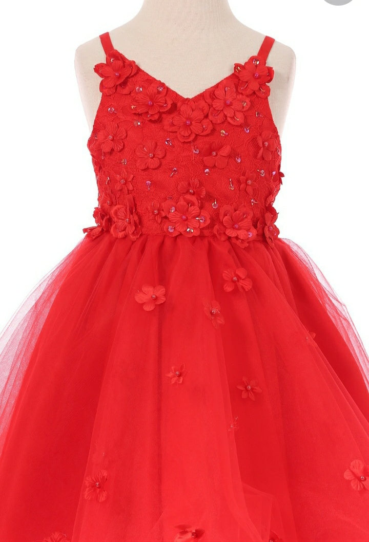 Red girls Dressy dresses