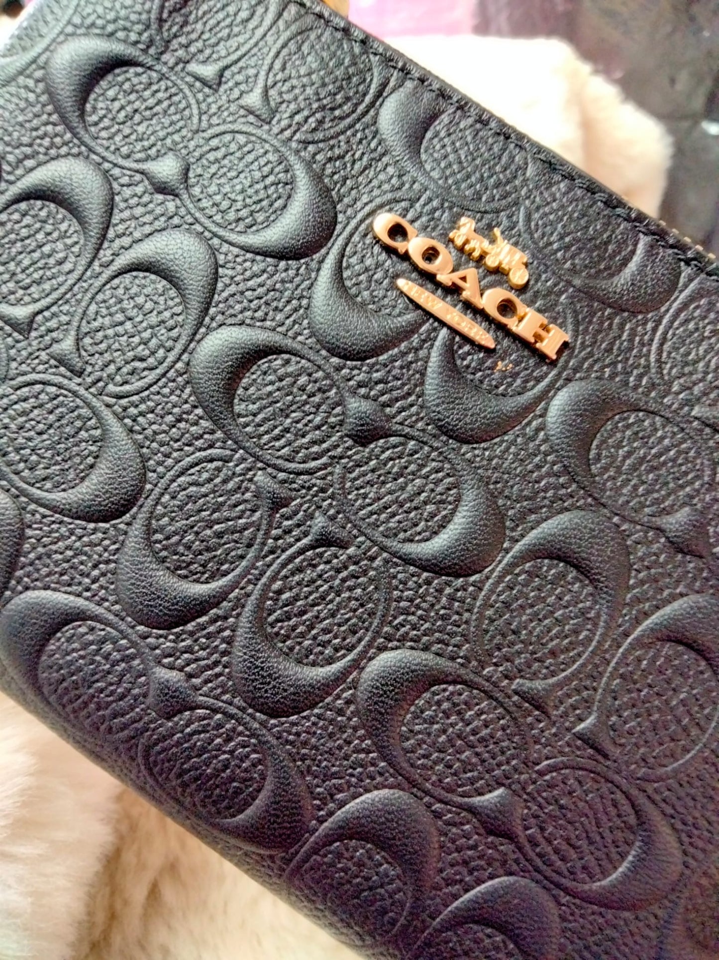 Coach original Black Wristlet