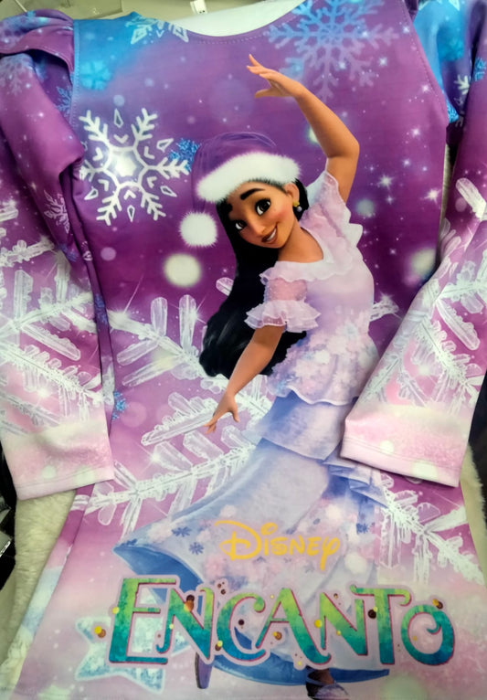 Girl's Casual Christmas inspirado Dress