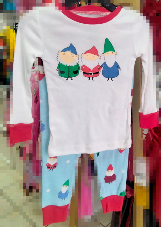 Boys Gnomes PJ long sleeve