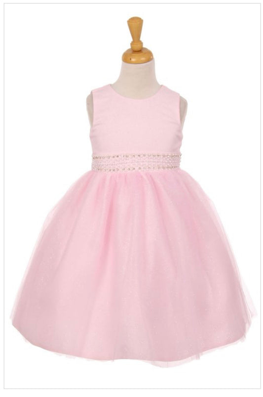 Girls Light Pink Special Occasion Dress